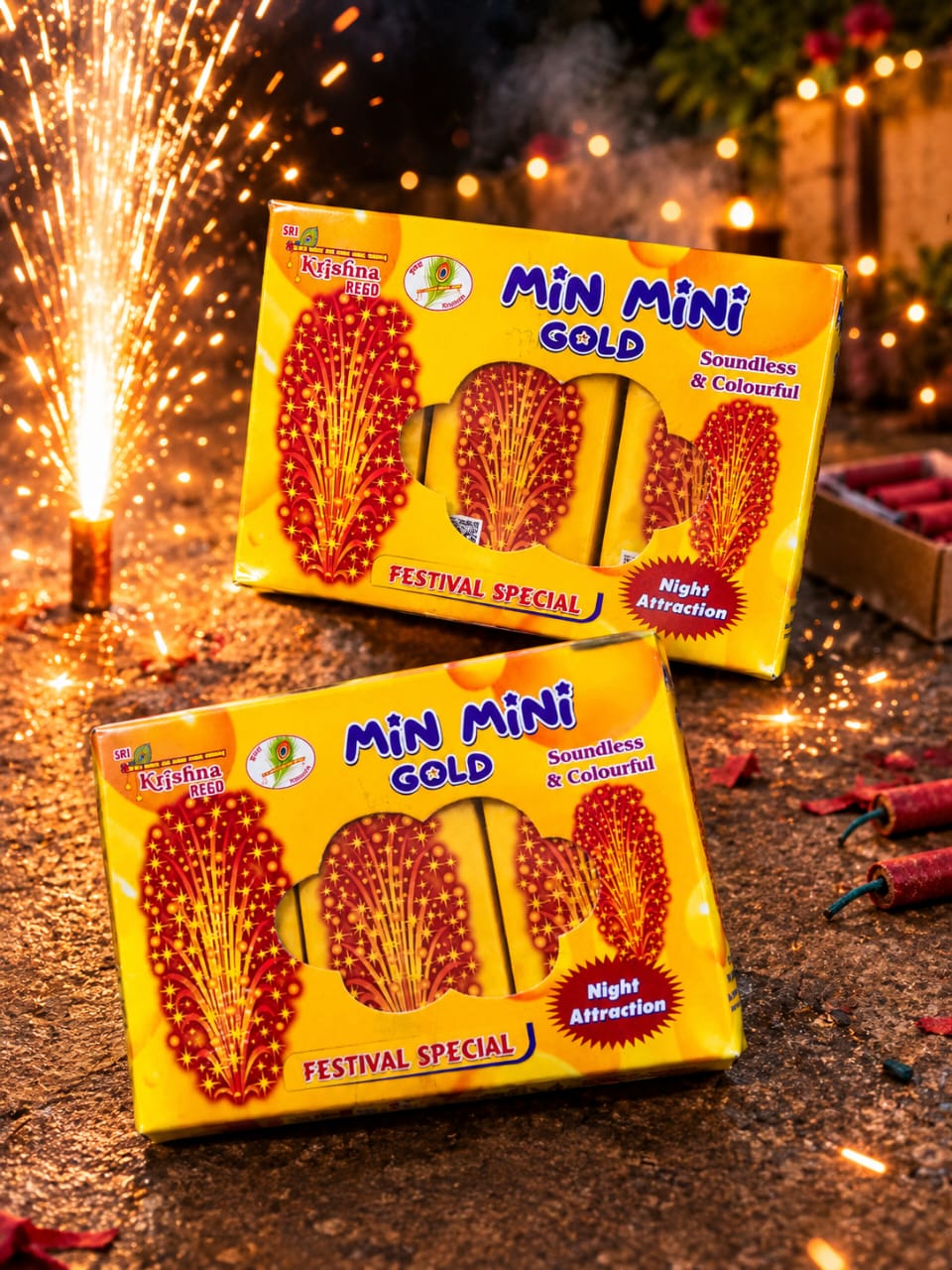 Krishna Minmini Gold (3pcs)